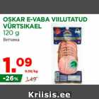 Allahindlus - OSKAR E-VABA VIILUTATUD
VÜRTSIKAEL
120 g