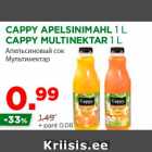 Allahindlus - CAPPY APELSINIMAHL 1 L
CAPPY MULTINEKTAR 1 L