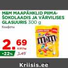 Allahindlus - M&M MAAPÄHKLID PIIMAŠOKOLAADIS
JA VÄRVILISES
GLASUURIS 300 g