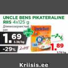 Allahindlus - UNCLE BENS PIKATERALINE
RIIS