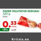 Allahindlus - FAZER VIILUTATUD KODUSAI
320 g