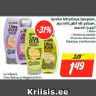 Allahindlus - Garnier Ultra Doux šampoon,
250 ml/5.96/l või palsam,
200 ml /7.45/l