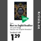 Allahindlus - Tesco Must tee English Breakfast 125 g