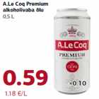 Allahindlus - A.Le Coq Premium
alkoholivaba õlu
0,5 L