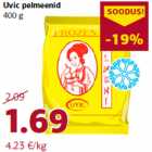 Allahindlus - Uvic pelmeenid
400 g