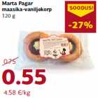 Allahindlus - Marta Pagar
maasika-vaniljekorp
120 g