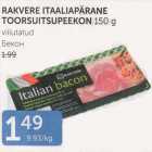 RAKVERE ITAALIAPÄRANE TOORSUITSUPEEKON 150 G