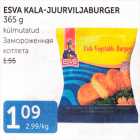 ESVA KALA-JUURVILJABURGER 365 G