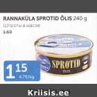 RANNAKÜLA SPROTID ÕLIS 240 G