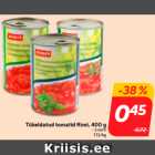 Tükeldatud tomatid Rimi, 400 g