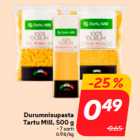 Allahindlus - Durumnisupasta
Tartu Mill, 500 g