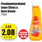 Allahindlus - Pesuloputusvahend
Lenor Citrus &
Rose Aroma
750ml