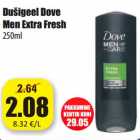 Allahindlus - Dušigeel Dove
Men Extra Fresh
250ml