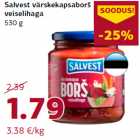 Allahindlus - Salvest värskekapsaborš
veiselihaga
530 g