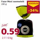 Allahindlus - Fazer Must seemneleib
280 g