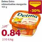 Allahindlus - Delma Extra
võimaitseline margariin
400 g