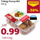 Allahindlus - Tallegg kanapallid 500 g