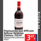 Allahindlus - Prantsusmaa kuiv KPN vein Bellevue Bordeaux Chateau, 750 ml