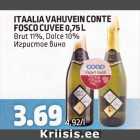 ITAALIA VAHUVEIN CONTE FOSCO CUVE 0,75 L