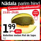 Allahindlus - Roheline melon Piel de Sapo kg