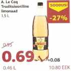 Allahindlus - A.Le Coq Traditsioonila limonaad