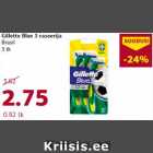 Allahindlus - Gillette Blue 3 raseerija