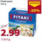 Allahindlus - Fitaki juust
500 g