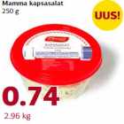 Allahindlus - Mamma kapsasalat
250 g