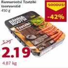 Allahindlus - Rannarootsi Tzatziki
toorvorstid
450 g