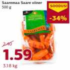 Allahindlus - Saaremaa Saare viiner
500 g