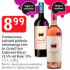 Allahindlus - Prantsusmaa kaitstud päritolunimetusega vein Le Grand Noie Cabernet-Shiraz 13,5% või Rose 13%