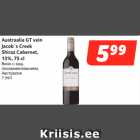 Allahindlus - Austraalia GT vein
Jacob´s Creek
Shiraz Cabernet