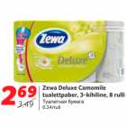 Allahindlus - Zewa Deluxe Camomile
tualettpaber, 3-kihiline, 8 rulli