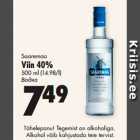 Allahindlus - Saaremaa
Viin 40%