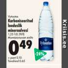 Allahindlus - Vytautas
Karboniseeritud
looduslik
mineraalvesi
1,25 l (0.39/l) 