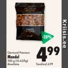 Allahindlus - Germund Premium
Mandel
300 g (16.63/kg) 