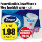 Allahindlus - Paberkäterätik Zewa Wisch & Weg Sparblatt valge 