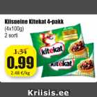 Allahindlus - Kiisueine Kitekat 4-pakk