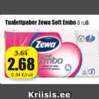 Allahindlus - Tualettpaber Zewa Soft Embo