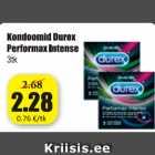 Allahindlus - Kondoomid Durex Performax Intense 3 tk