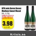 Allahindlus - KPN vein Baron Rosen Medium Sweet Mosel