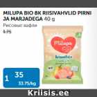 MILUPA BIO 8K RIISIVAHVLID PIRNI JA MARJADEGA 40 g