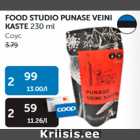 FOOD STUDIO PUNASE VEINI KASTE 230 ml