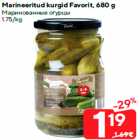 Marineeritud kurgid Favorit, 680 g
