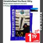 Vürtsikilufileed Viru Rand, 100 g
