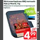 Ribid ameerikapärases BBQ marinaadis
Maks ja Moorits, 1 kg
