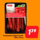 Kuumsuitsu jäägrivorstid
 Rimi, 350 g