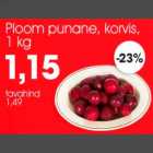 Allahindlus - Ploom punane, korvis,  1 kg