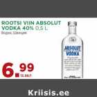 ROOTSI VIIN ABSOLUT
VODKA 