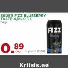 SIIDER FIZZ BLUEBERRY
TASTE 